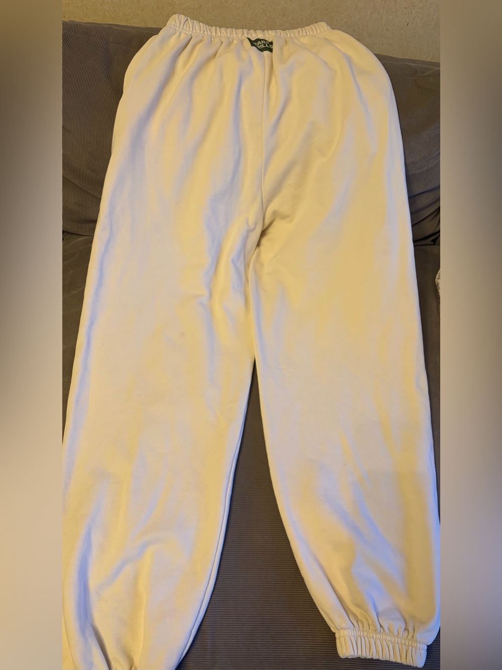 Daily Drills Cream Kids Sweatpants